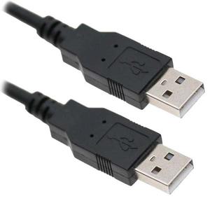 Καλώδιο Powertech USB-A M/M Black 1.5m (CAB-U015)