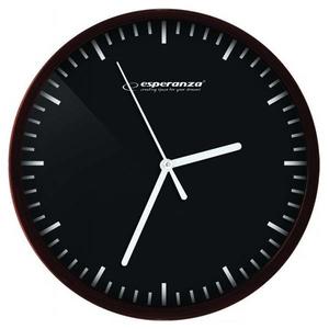 Ρολόι Τοίχου Esperanza Budapest EHC010K Black