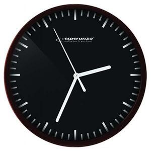 Ρολόι Τοίχου Esperanza Budapest EHC010K Black