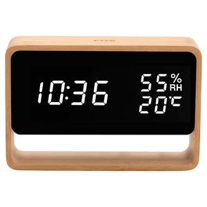 Ρολόι/Ξυπνητήρι Life FOS Bamboo (221-0359)