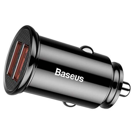 Car Charger Baseus 30W 2x USB-A Black (CCALL-YD01)