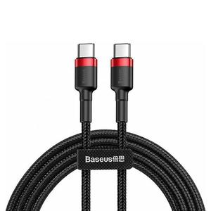 Καλώδιο Baseus Cafule USB-C to USB-C Black/Red 1m (CATKLF-G91)