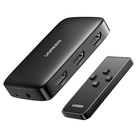 Ugreen HDMI Switcher 3-In-1 Out CM332 Black (80125)
