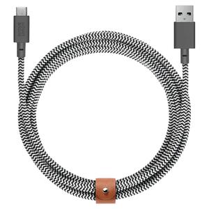 Native Union Belt Cable XL USB-A to USB-C Cable 3m Zebra (87806822)