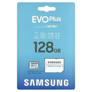 Κάρτα Μνήμης Samsung Evo Plus (2021) microSDXC 128GB with Adapter (MB-MC128KA/EU)