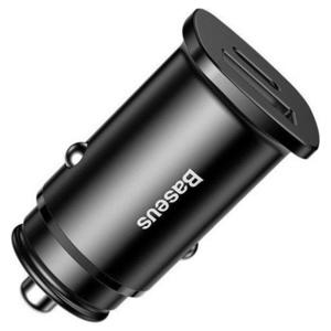 Car Charger Baseus Square PPS 30W USB-A & USB-C Black (CCALL-AS01)