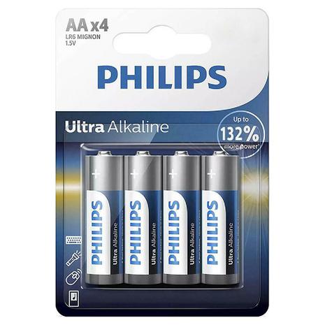 Μπαταρίες Philips UltraAlkaline AA LR6E4B-10 (x4)