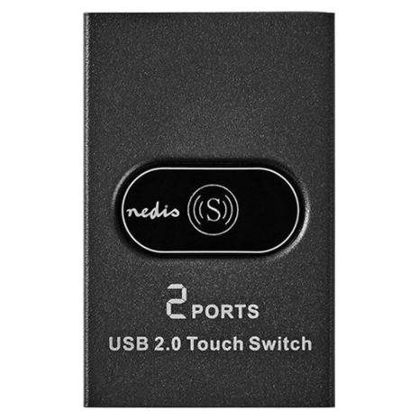 Nedis 2-Port USB Switch Black (CSWI6002BK)