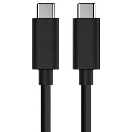 Καλώδιο Powertech USB-C to USB-C Black 1m (CAB-UC041)
