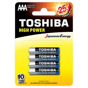 Toshiba High Power AAA LR03GCP BP-4 (x4)