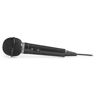 Wired Microphone Χειρός Nedis MPWD01BK Black