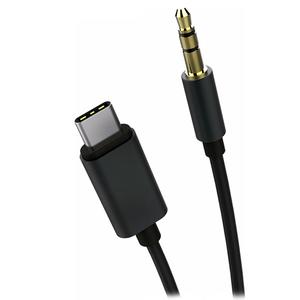 Καλώδιο Powertech USB-C Male to Jack 3,5mm Male Black 1m (CAB-UC017)