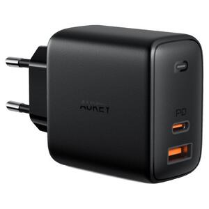 Aukey PA-B3 Omnia Mix 65W Dual-Port PD GaN Charger Black