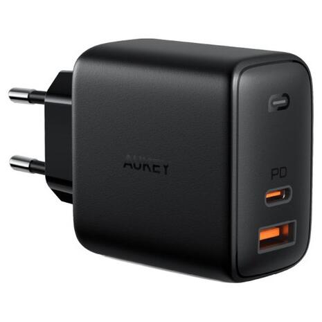 Aukey PA-B3 Omnia Mix 65W Dual-Port PD GaN Charger Black