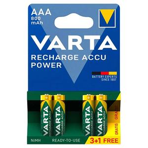 Επαναφορτιζόμενες Μπαταρίες Varta Recharge Accu Power AAA (x4)