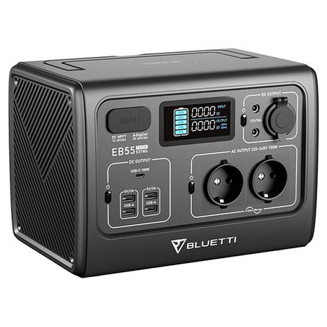 Bluetti EB55 Portable Power Station 537Wh (EB55-EU-GY-BL-00)