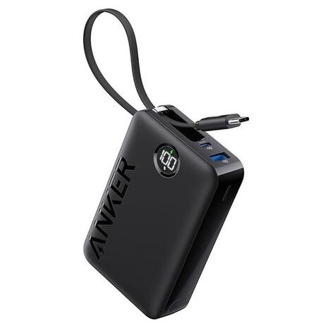 PowerBank Anker 335 Built-In USB-C Cable 20000mAh Black (A1647G11)