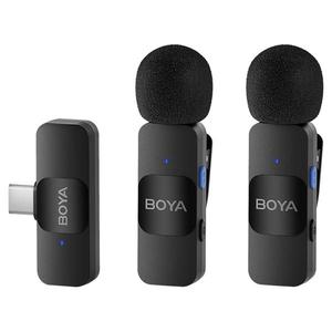 Mini Wireless Lavalier Microphone (USB-C Adapter) Boya BY-V20