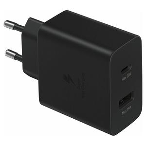 Αντάπτορας Φόρτισης Samsung USB-A & USB-C PD Adapter Duo 35W Black (EP-TA220NBEGEU)