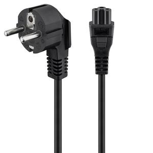 Καλώδιο Τροφοδοσίας Powertech C5 Male to Schuko Male Black 1.5m (CAB-P035)