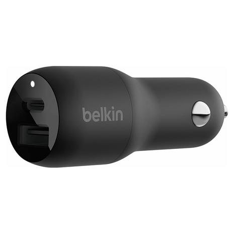 Belkin BOOST^CHARGE™ Dual Car Charger with PPS 37W Black (CCB004btBK)