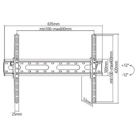 Βάση TV Powertech PT-1275