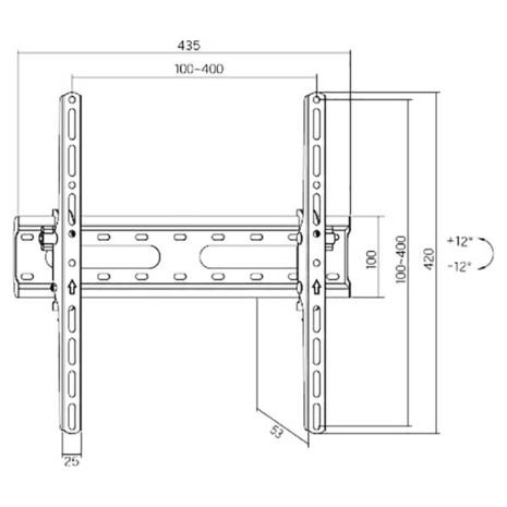 Βάση TV Powertech PT-1276