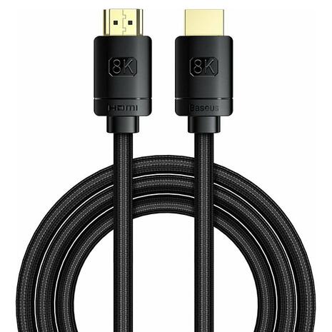 Καλώδιο Baseus Braided HDMI 2.1 M/M Black 2m (CAKGQ-K01)