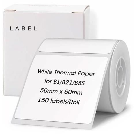 Direct Thermal Label Niimbot T50x50-150 White (6975746632775)