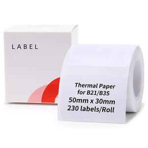 Direct Thermal Label Niimbot T50x30-230 White (6975746632782)