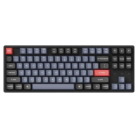 Gaming Keyboard Keychron K8 Pro (80%) RGB Backlight Aluminum Frame Black (Brown Switches) US