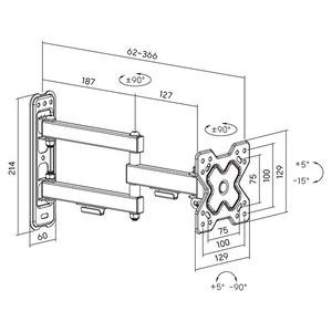 Βάση TV Powertech PT-1279