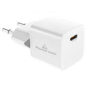 Αντάπτορας Φόρτισης Powertech 20W USB-C Wall Adapter PT-1223 White