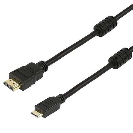 Καλώδιο Powertech HDMI Male to Mini HDMI Male Black 1.5m (CAB-H011)