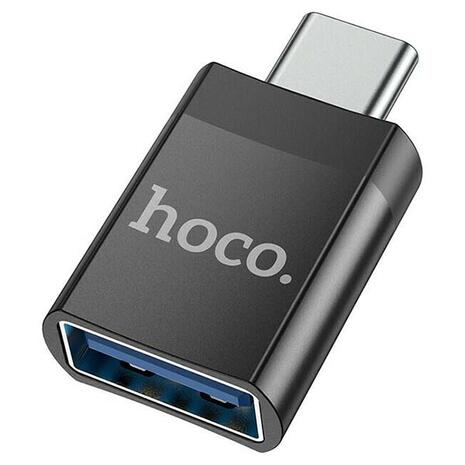 Hoco UA17 USB 3.0 to Type-C Adapter Black (HC-UA17C)