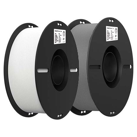 3D Printing Filament Creality Ender Series PLA Value Pack White & Grey (2Kg)