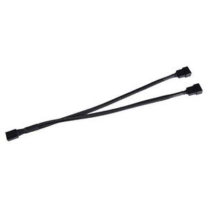 Powertech 4-Pin PWM Fan Splitter Cable Black 0.15m (CAB-W048)