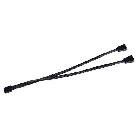 Powertech 4-Pin PWM Fan Splitter Cable Black 0.15m (CAB-W048)