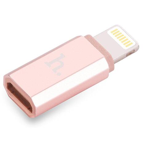 Hoco Lightning to Micro USB Adapter Rose Gold (HC-LIGHTNING-MICROUSB)