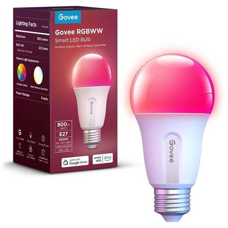 Govee RGBWW Smart LED Bulb 800lm (H6004)