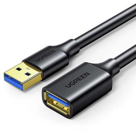 Ugreen USB-A Male to USB-A Female Extension Cable US129 3m Black (30127)