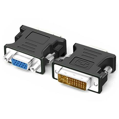 Αντάπτορας Powertech VGA Female to DVI-I  Male Black (CAB-G035)