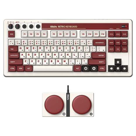 Wireless Retro Mechanical Keyboard 8BitDo Fami Edition US