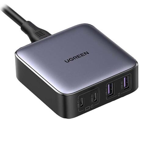 Ugreen Nexode 4-Port PD GaN Fast Charger 65W CD327 Space Gray (90747)