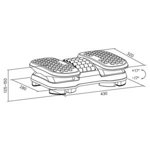 Footrest Brateck FR16-01 Black