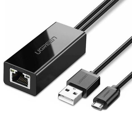 Ugreen Ethernet Adapter for TV Stick Black (30985)
