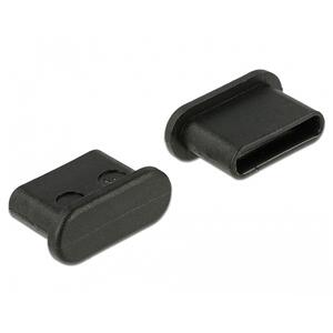 Delock Dust Cover for USB-C Female without Grip Black 10pcs (64014)