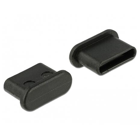Delock Dust Cover for USB-C Female without Grip Black 10pcs (64014)