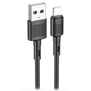 Καλώδιο Hoco X83 USB to Lightning Black 1m (HC-X83LBK)