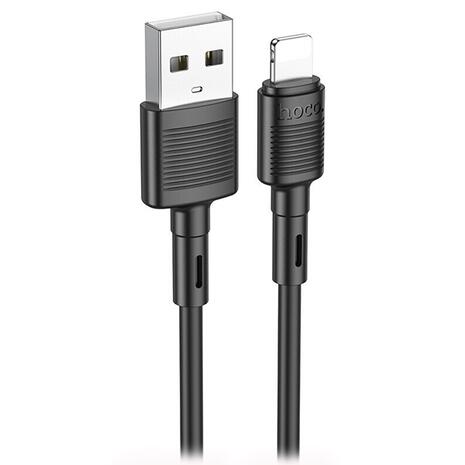 Καλώδιο Hoco X83 USB to Lightning Black 1m (HC-X83LBK)